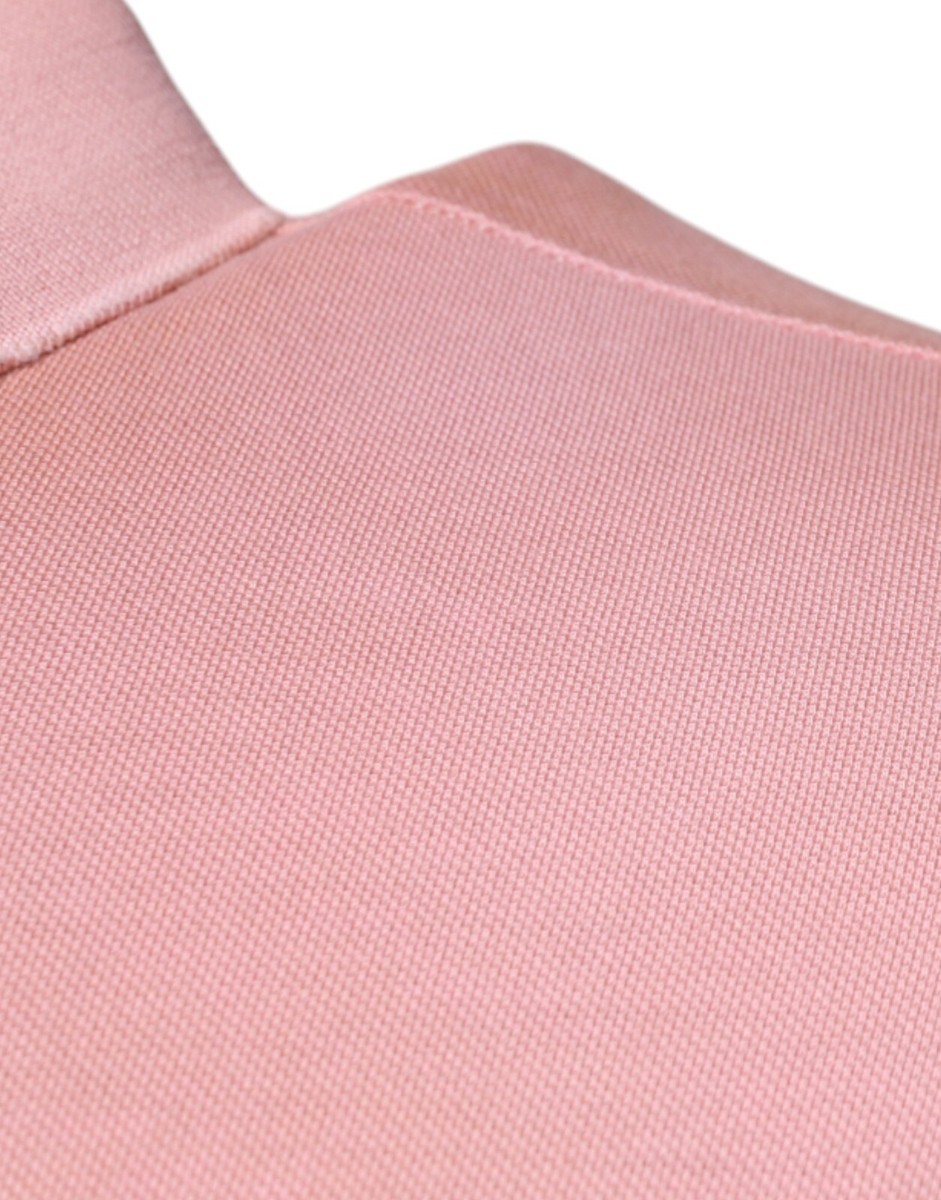 DOLCE & GABBANA T-shirt Pink Crown Collared Short Sleeve Polo IT48