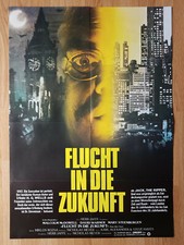TIME AFTER TIME vintage german 1-sheet poster SCI-FI David Warner M. McDowell