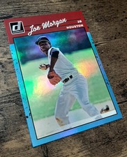 2023 Panini Donruss Baseball - Joe Morgan #261 Carolina Blue Holo Houston Astros