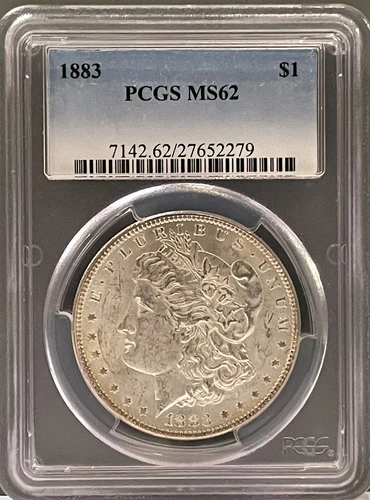 1883 Morgan Dollar PCGS Certified MS62