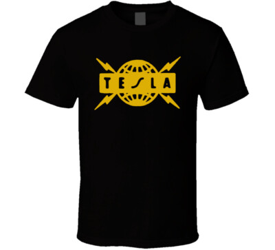 Tesla Music 80s Rock Band T Shirt