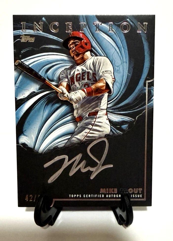 Topps Mike Trout Serial Numbered Baseball Sports Trading Card