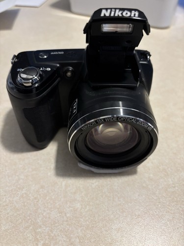 Nikon COOLPIX L110 16.0MP Digital Camera Black For Parts No Power - Picture 3 of 10