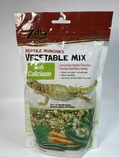 Zilla Reptile Munchies Vegtable Mix With Calcium Reptile Food 4-Ounce Ex 09/2026