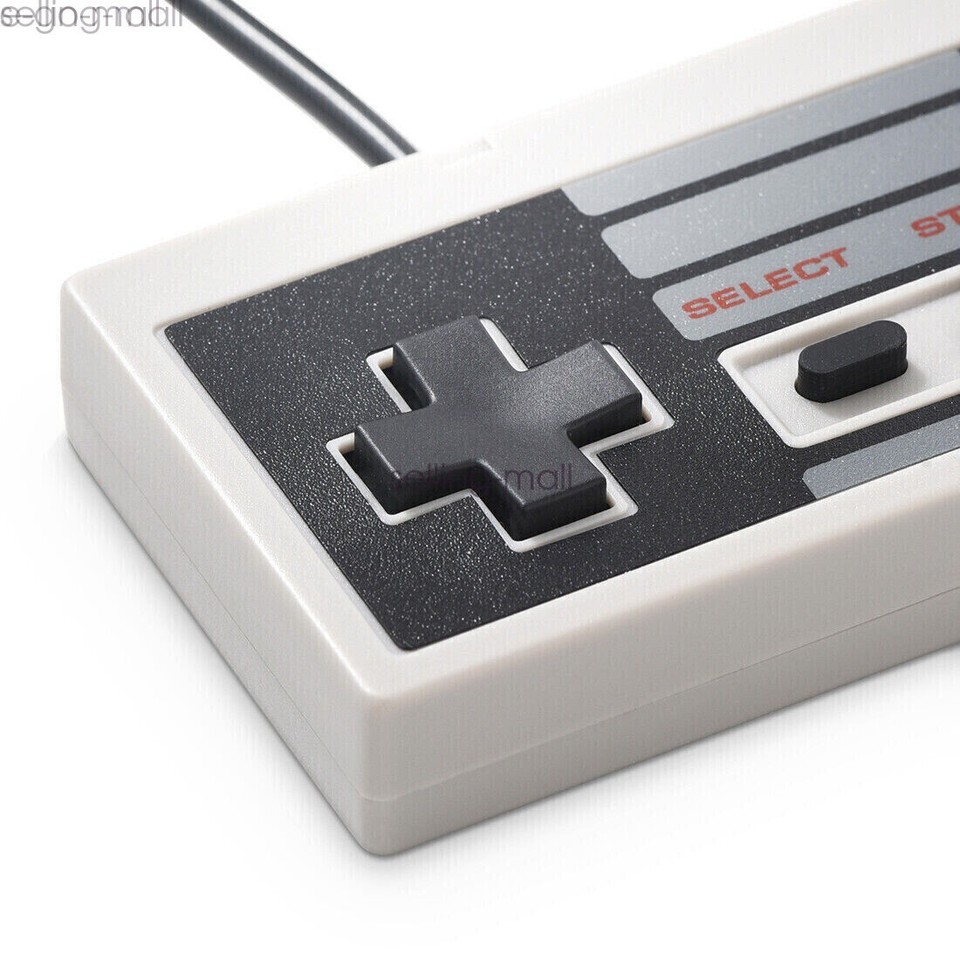 2Pack Classic USB NES Controller For PC Windows Mac Raspberry Pi NES ...