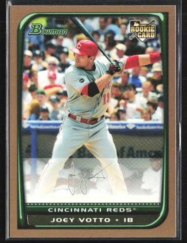 Joey Votto 2008 Bowman Gold RC B #BDP9 Cincinnati Reds