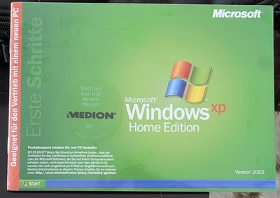Microsoft Windows XP Home Edition OVP / NEU Version 2002