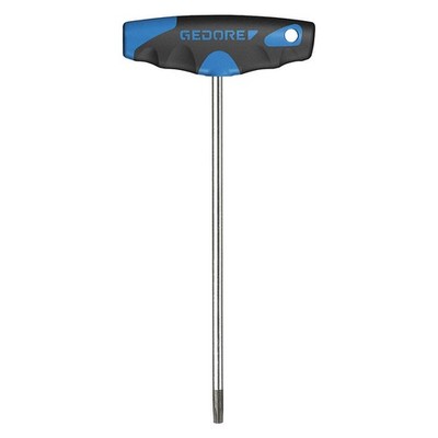 GEDORE 2142 TX T20 Torx Key,T Shape,Alloy Steel,4 59/64 in 53PG87