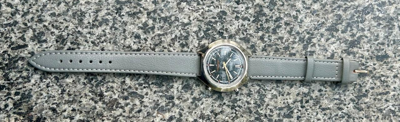 RARE Vintage Seiko 5 Sports Speed Timer Men’s Automatic Watch Japan 7015-7000 image 6