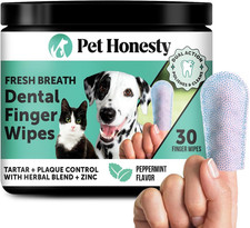 Dog Dental Finger Wipes for Teeth Cleaning Plaque off - Dental Care for Dogs  C