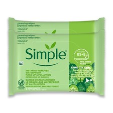 Simple Kind To Skin Cleansing Make Up Remover Wipes - 2 pc Makeup Wipes