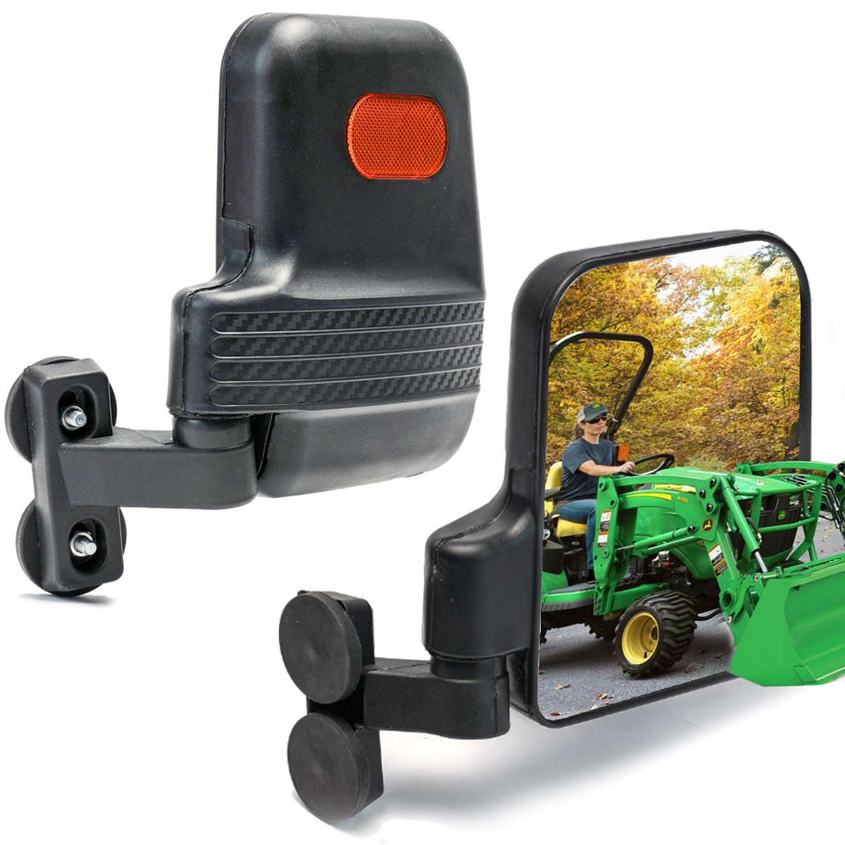 Heavy Duty Tractor Rearview Mirror Holder Adjustable Arm
