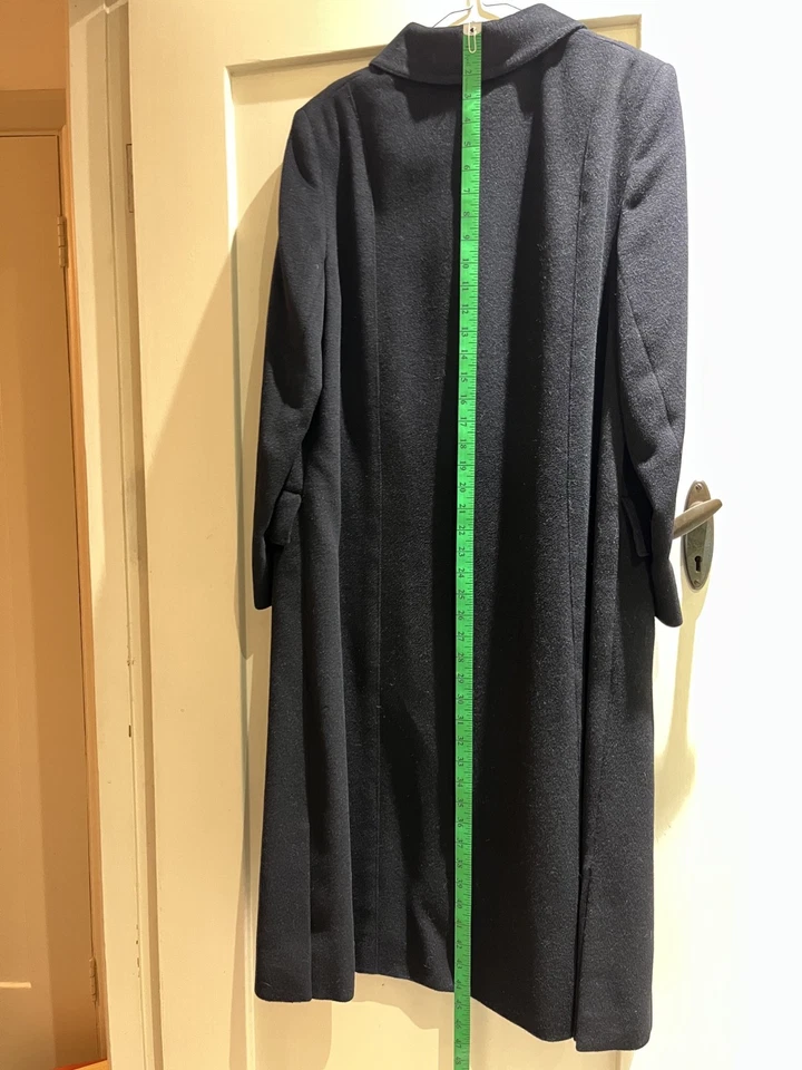 Abrigo Aquascutum negro para mujer talla 14 Foto 3 de 4