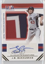 2017 USA Baseball Stars & Stripes Jersey Prime 20/25 JB Bukauskas #3 Auto 5v0