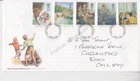 GB ROYAL MAIL FDC FIRST DAY COVER 1997 ENID BLYTON STAMP SET HANDWRITTEN