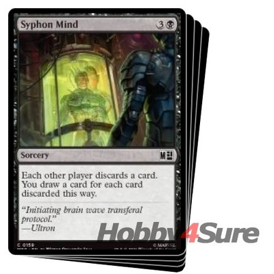 Presale Syphon Mind X4 M/NM Magic MTG Marvel Super Heroes Commander