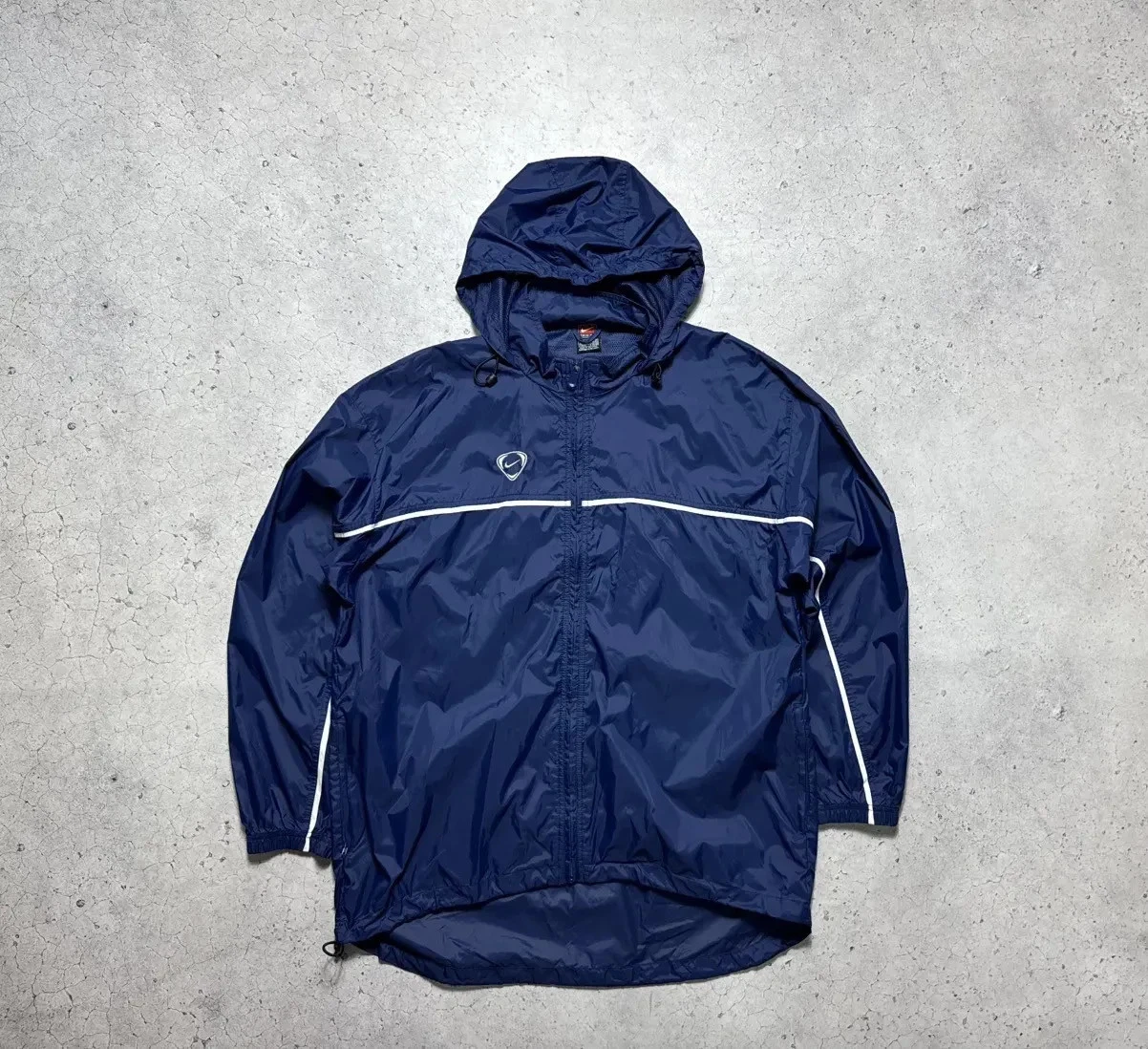 Nike Team Vintage 90’s Nylon Jacket Full Zip Drill Y2K