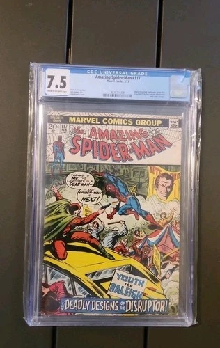 Amazing Spider-Man #117 CGC 7.5..1st App of the Disruptor BROKEN Slab
