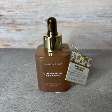 Sand + Fog Parfum Oil Cinnamon Reserve 1.7fl oz Perfume Dropper