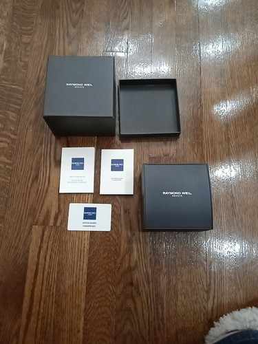 Raymond Weil Tradition Automatic, Square, White Dial / Blue Second, Swiss made - Picture 7 of 18