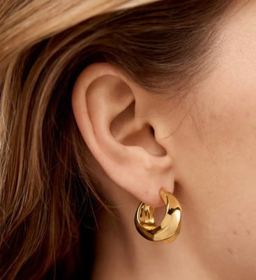 MONICA VINADER   Nomade Small Creolen 18k Gold UVP 159£