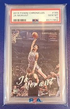 Panini 2019-20 Chronicles Luminance Ja Morant Rookie Card #165 PSA 10
