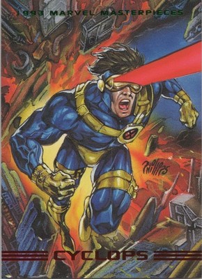 1993 SkyBox Marvel Masterpieces - #7 Cyclops
