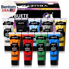 9 Colors Cream Face Body Paint Set for Halloween Cosplay Costume