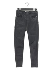 New Look Women's Jeans UK 8 Black Viscose with Elastane, Nylon Skinny