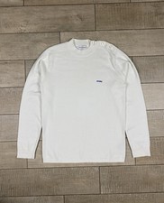 Maison Labiche Amore Sweater Men’s Medium White Long Sleeve Cotton Button
