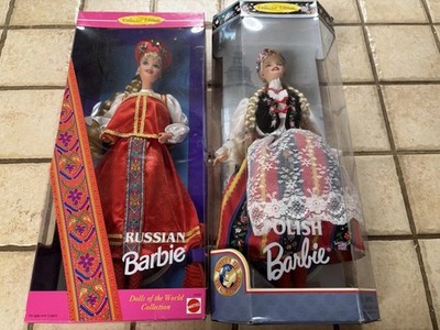 POLISH Barbie 1997 Collectors Edition/ Russian Barbie 1996