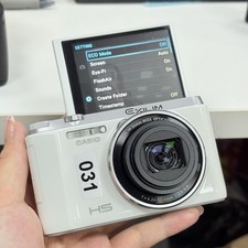 CASIO EXILIM EX-ZR1000 Digital Camera 16.1MP 12x Zoom White Tested - 90 new