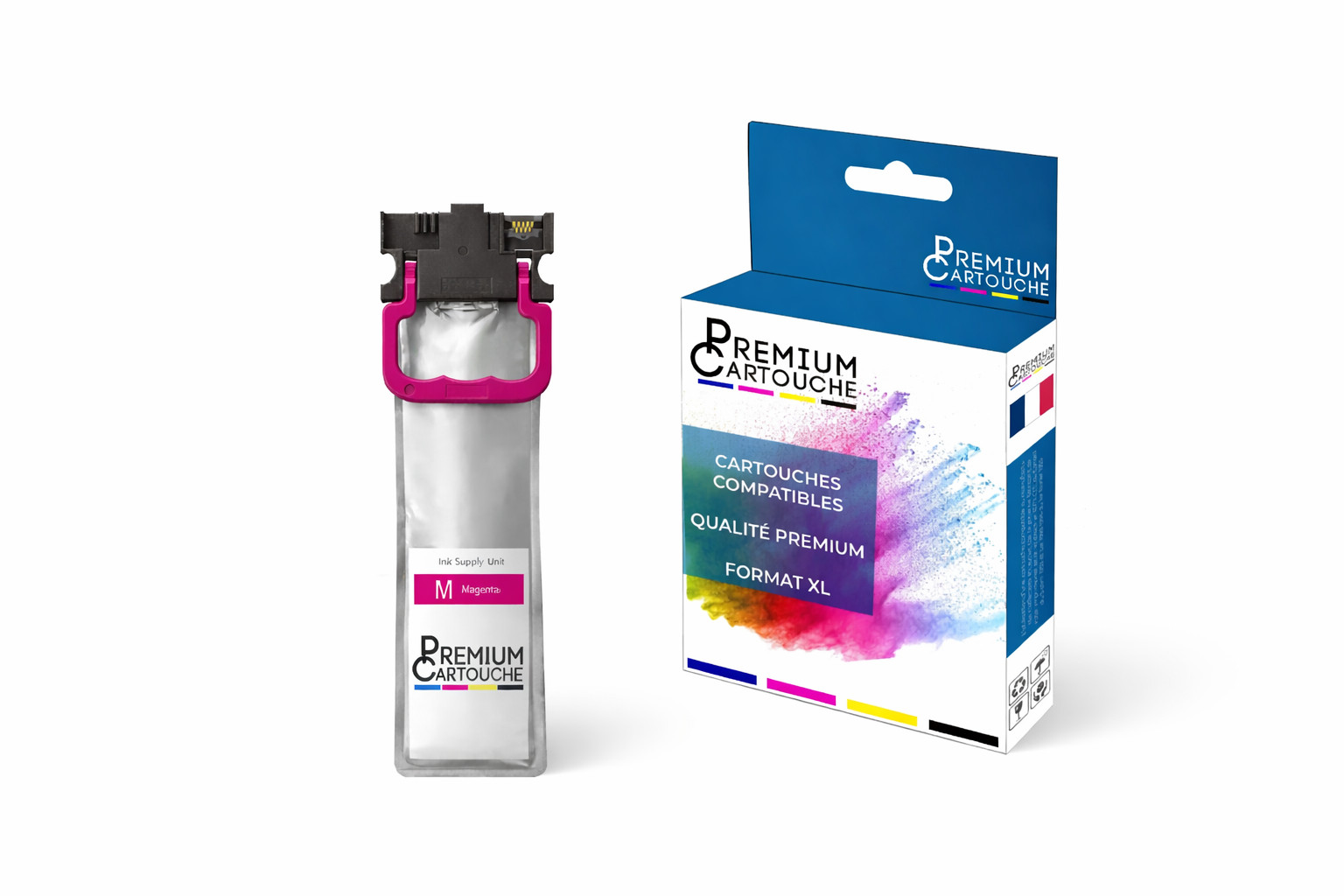 Cartouche d'encre magenta T11N3 compatible pour imprimante jet d'encre couleur