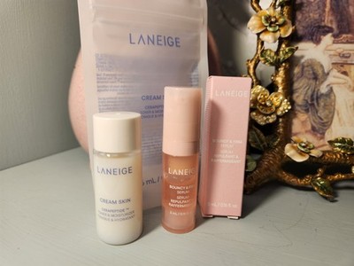 Laneige Bouncy & Firm Serum  + Cream Skin Travel Minis New