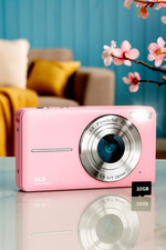 Digital Camera for Kids, 1080P FHD Camera, 44MP Point 32GB Card Anti Shake
