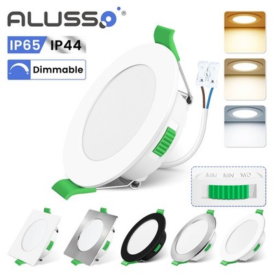 LED Panel Einbaustrahler Deckenleuchte Einbauleuchte Flach Rund Einbau Spot 230V