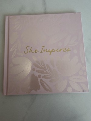 She Inspires Hardcover Inspirational Book for Young Adults Personal Growth