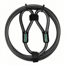 10 ft x 1/2" Heavy Duty Cut-Proof Security Cable Flexible Vinyl-Coated Brai...