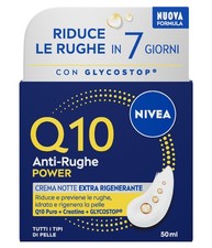 NIVEA Q10 Anti Rughe Power Crema Notte Extra Rigenerante 50 ml Crema notte viso