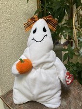 Ty Beanie Buddies Buddy GHOULIANNE White Ghost Halloween Plush 11” 2006 MWMTs