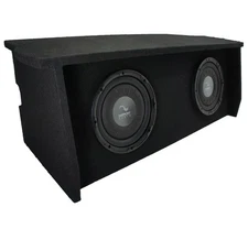 Harmony HA-F104 10" Car Subwoofer Fits 07-18 Jeep Wrangler 2 Door Dual Sub Box