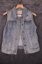 Mossimo Supply Co. Womens Denim Sleeveless Di...