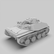 3D Printing 1/72 Soviet T-40 Amphibious Light Tank Model Unpainted