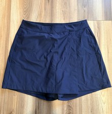 Spanx Skort Shorts Navy Blue Women s Small Stretch
