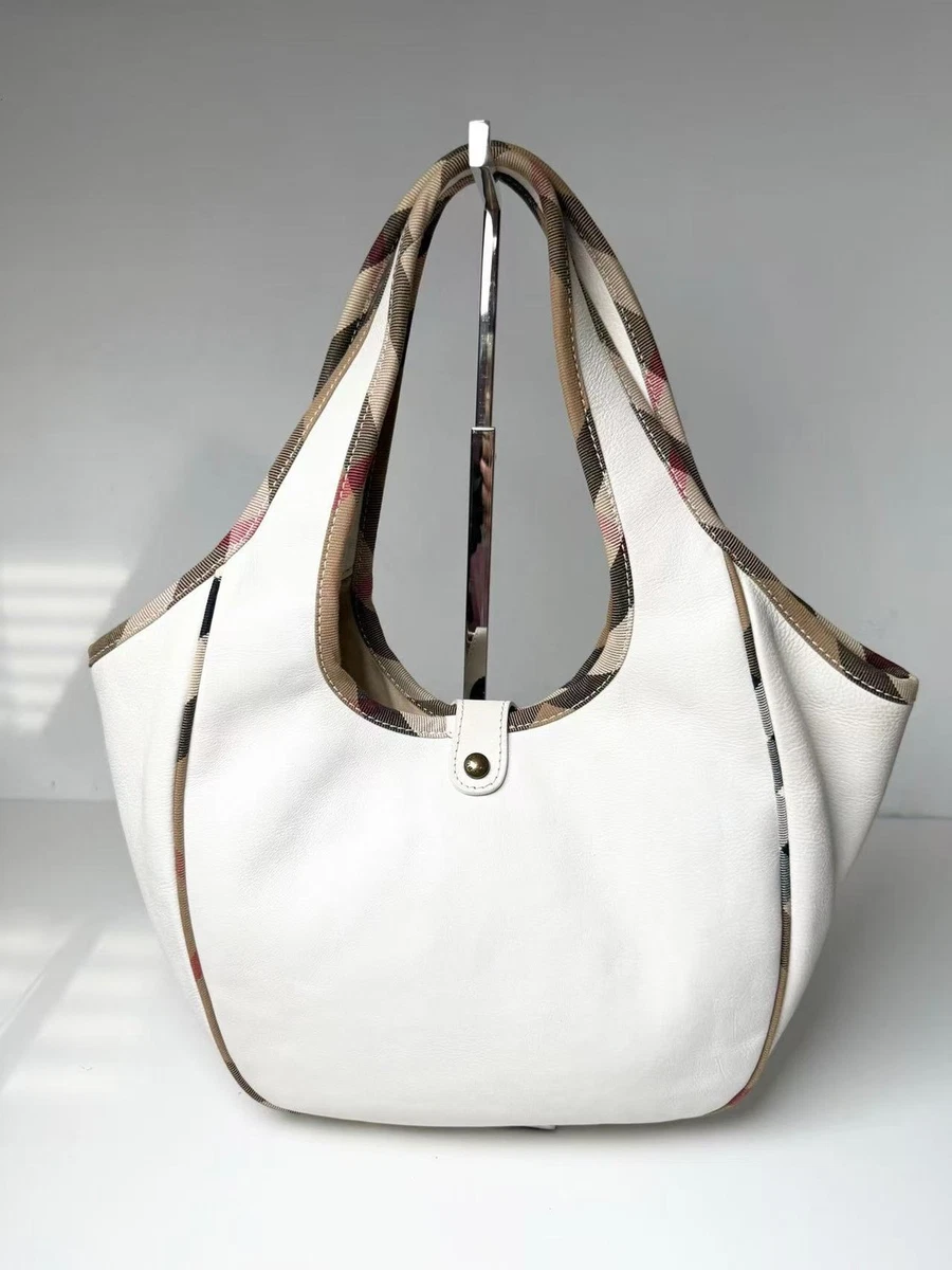 Burberry White Bags & Handbags for Women for sale | eBay