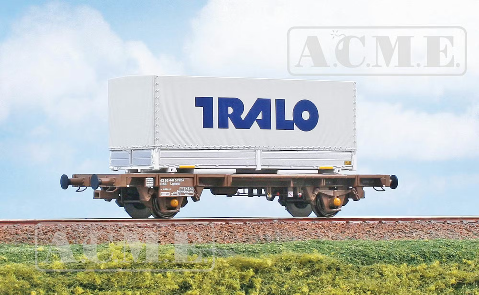 ACME 40515 HO Scale 1:87 Model Freight Car DSB Brown Mobile Console