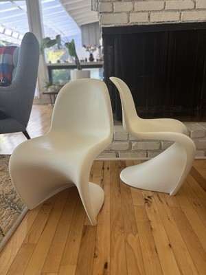 Pair Of Panton Vitra Junior S Chairs