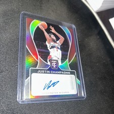 2024-25 Totally Certified Justin Champagnie #TUC-JUS Auto Wizards