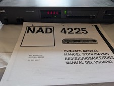 NAD 4225 Stereo FM Tuner with Manual TESTED