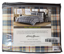 Eddie Bauer Home Full / Queen Duvet Set New